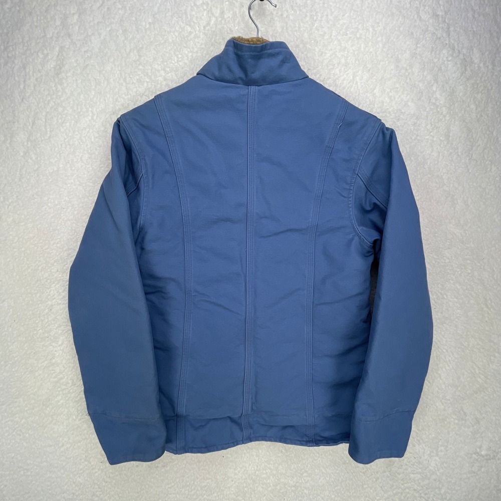 Carhartt‎ Jacket Sherpa Lined Womens Medium WJ022 FHB French Blue NWT - Picture 2 of 16
